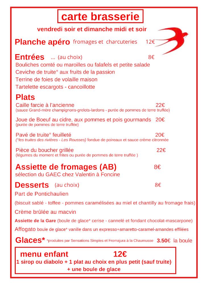 La gare de la Chaux - Menu Image 1