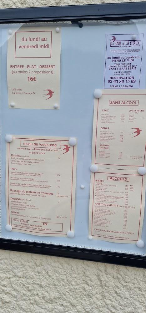 La gare de la Chaux - Menu Image 2
